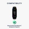 Комплект от 2 kwmobile каишки за Xiaomi Mi Smart Band 6/Mi Band 6/Band 5, силикон, черен/сив, 59792.03