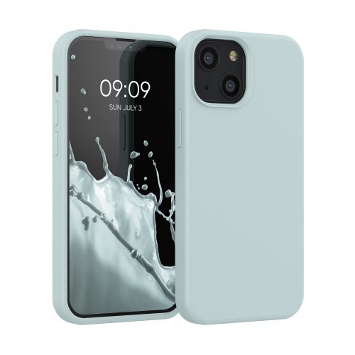 калъф kwmobile за Apple iPhone 13 Mini, силиконов, зелен, 55877.200