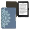 калъф kwmobile за Amazon Kindle Paperwhite 7, Екологична кожа, Син, 23136.47