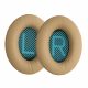 Комплект от 2 kwmobile Earpads за Bose Soundlink Around-Ear Wireless II, Еко кожа, Кафяв, 45044.11