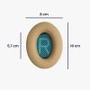 Комплект от 2 kwmobile Earpads за Bose Soundlink Around-Ear Wireless II, Еко кожа, Кафяв, 45044.11