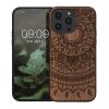 калъф kwmobile за Apple iPhone 14 Pro Max, дърво, кафяв, 59127.04