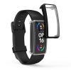 Комплект от 2 калъфа Kwmobile за Fitbit Inspire 3/Inspire 2/Ace 3, силиконови, прозрачни/черни, 53870.05